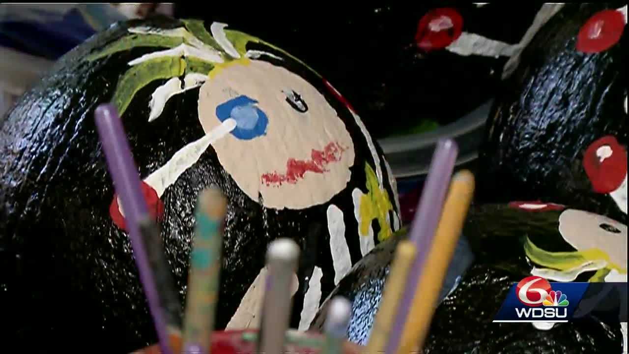 Artist creates special NOLA No-Call coconuts