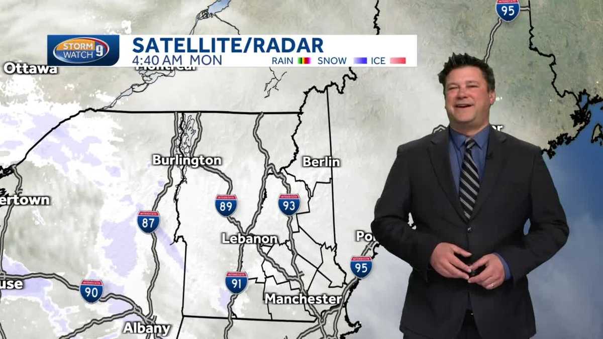 Watch: Chilly start to the work week