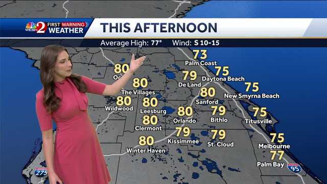 Central Florida to reach the 80s Tuesday with plenty of sunshine - Vimarsana News