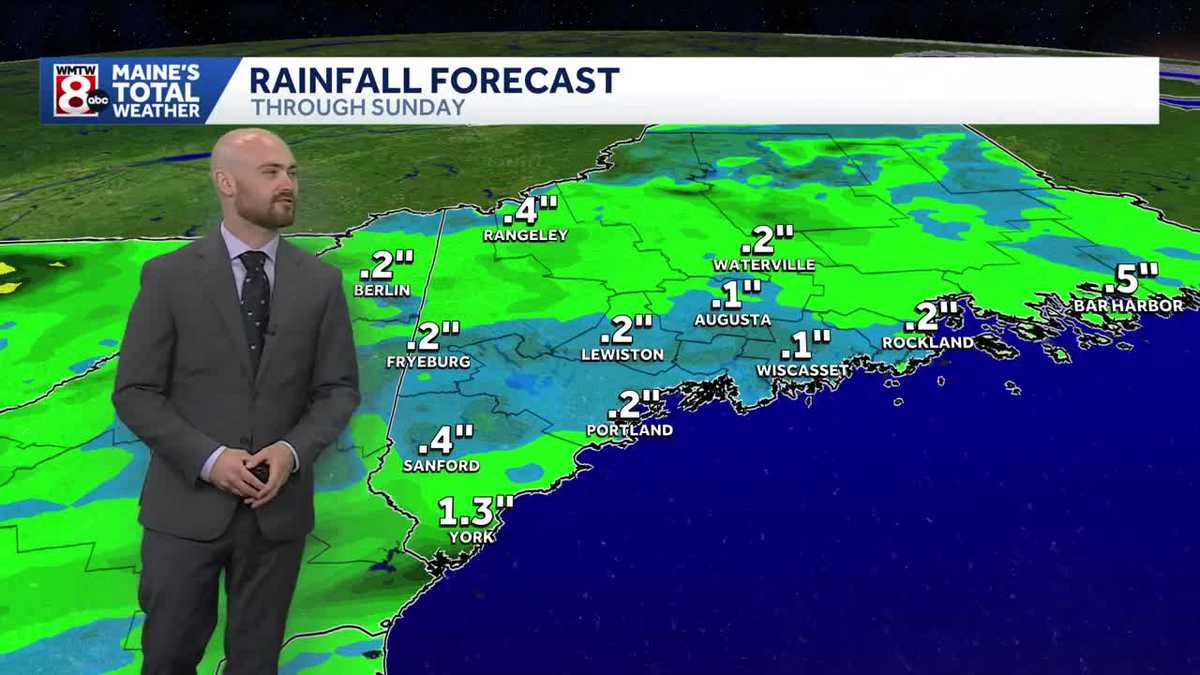 Maine Weather Forecast: Rain Tomorrow and Warming Trend Ahead