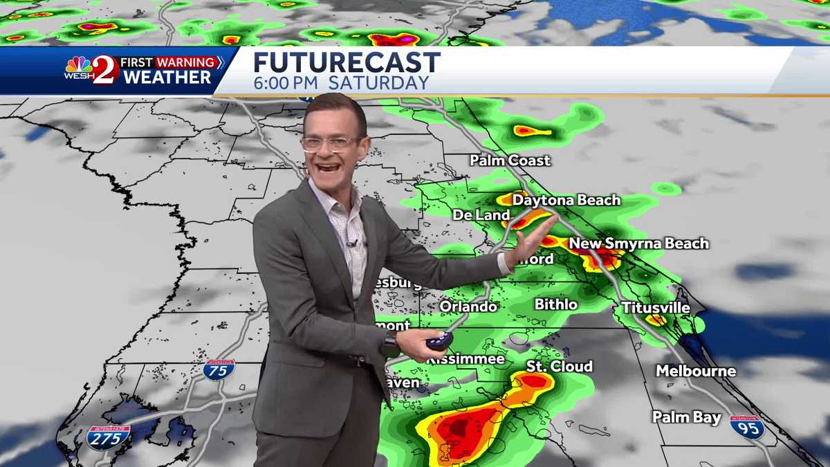 Tracking rising rain chances for Central Florida