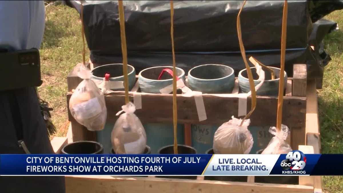 City of Bentonville hosted Fourth of July fireworks show at Orchards Park