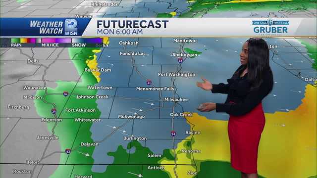 Weather: Windy & Wintry Mix Monday Morning - Vimarsana News