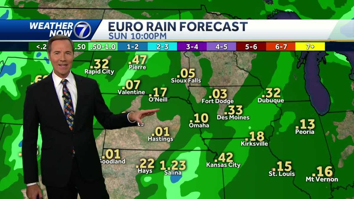 Mostly dry into the weekend