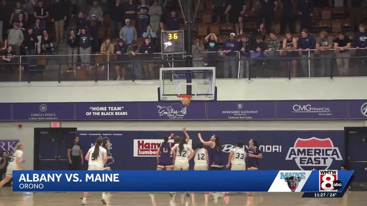 Maine women beat Albany in final seconds