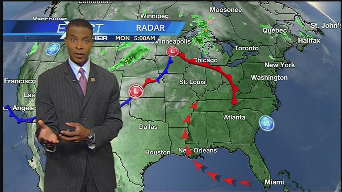A Mostly Sunny And Warm Monday