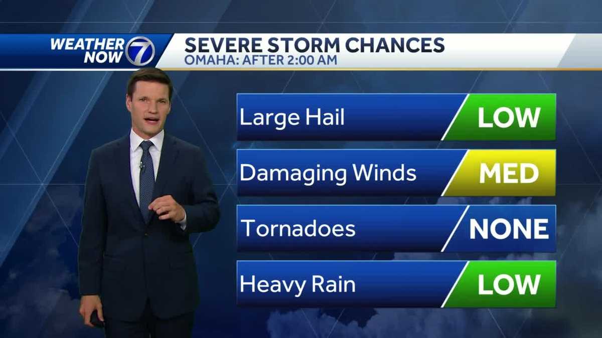 Scattered, strong storms possible overnight