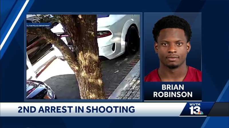 Second arrest in shooting of former Alabama football player Brian Robinson Jr.