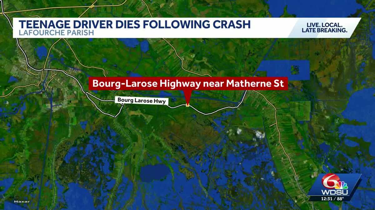 17-year-old driver killed in Lafourche Parish crash