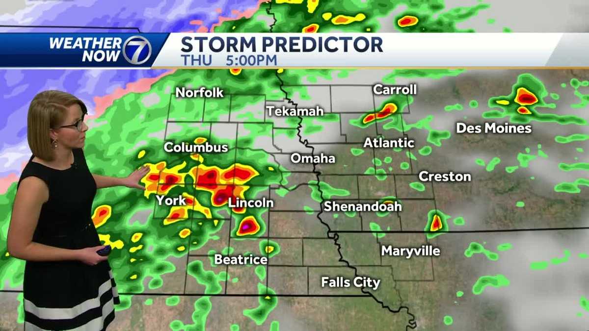 Patchy drizzle today, t-storms possible Thursday