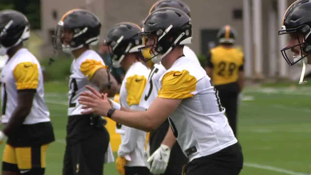 Rookie QB Will Howard adjusting to NFL speed at Steelers OTAs