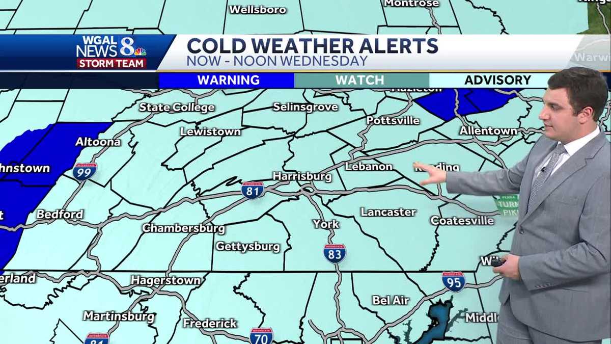 IMPACT: Sub-Zero Wind Chills Overnight Monday, Cold Weather Advisory ...