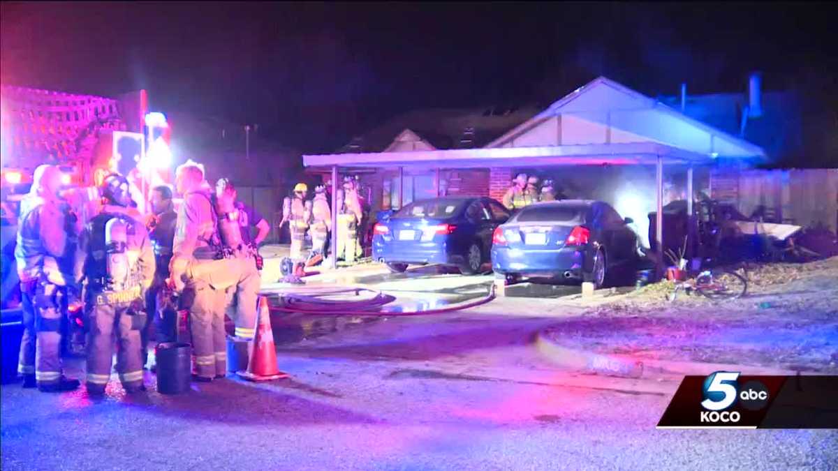 Oklahoma City crews rescue two people from house fire - KOCO