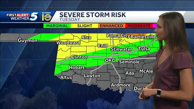 TIMELINE: Storms moving into Oklahoma Monday evening - Vimarsana News