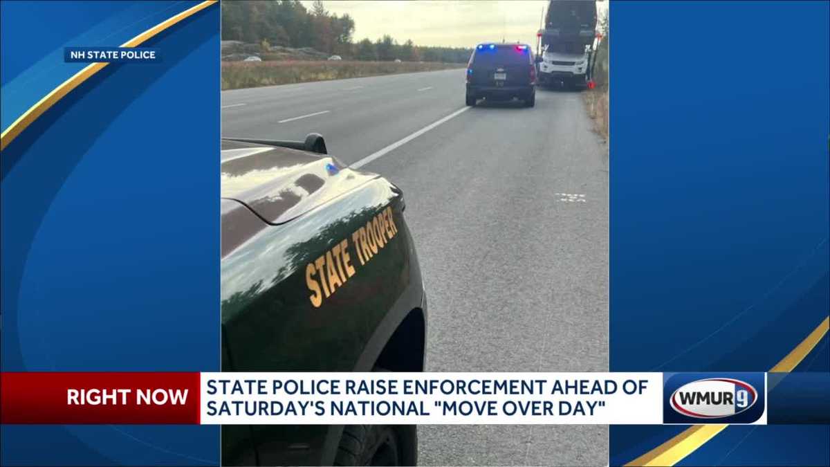 NH State Police raise enforcement ahead of National Move Over Day