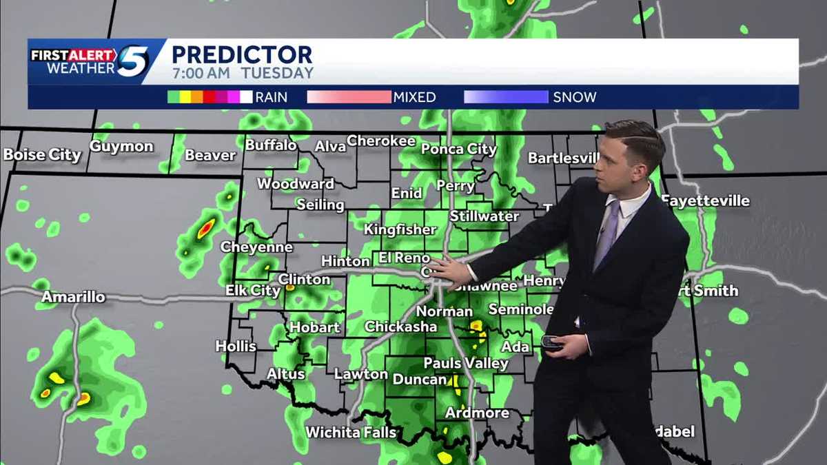 Oklahoma Weather Forecast: Rain Tonight in Oklahoma - KOCO