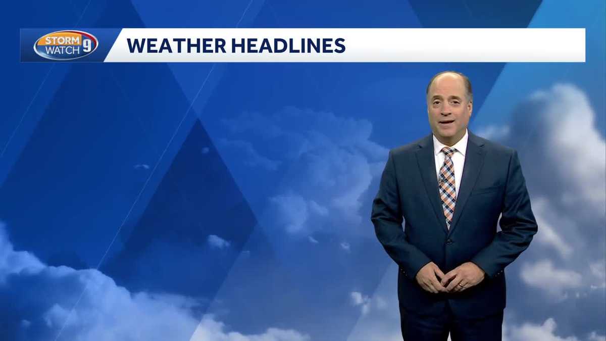 Video: Showers, downpours possible in New Hampshire