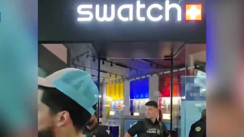 Crowds gather at Mall at Millenia for limited-edition Swatch release, many leave empty-handed