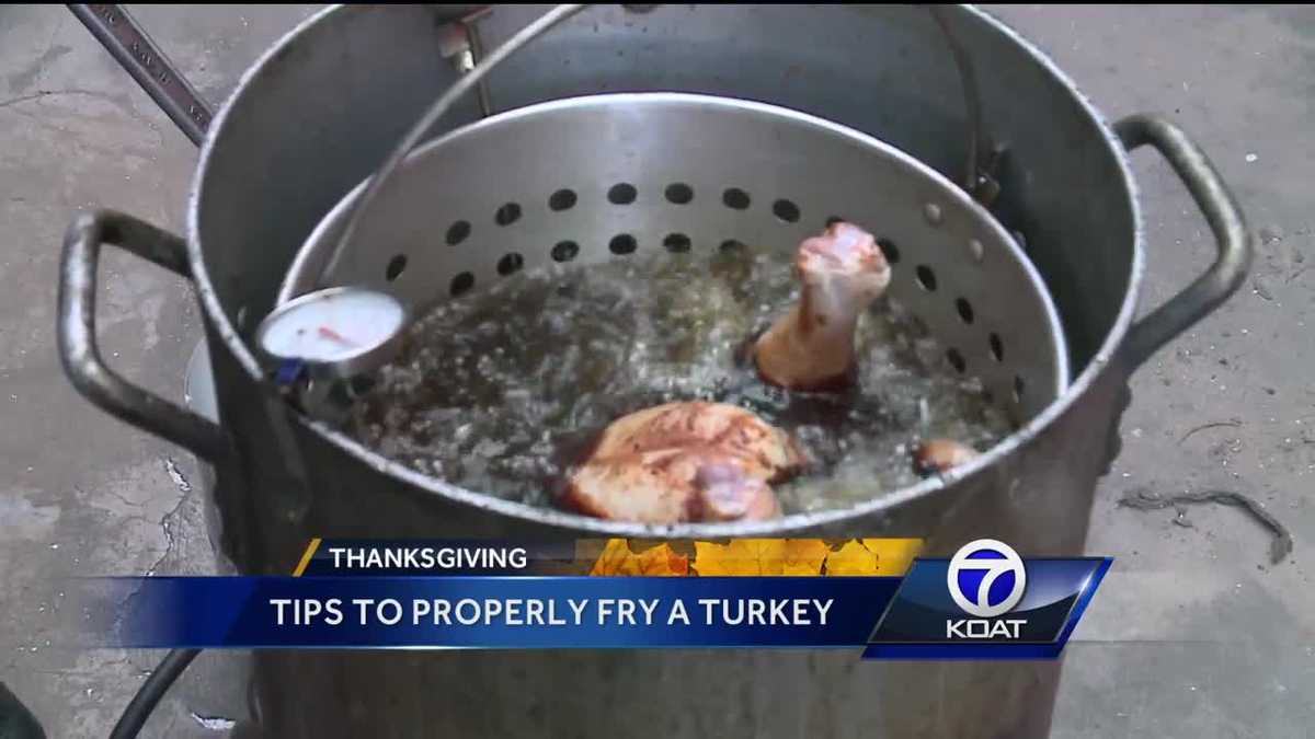Tips to properly fry a turkey
