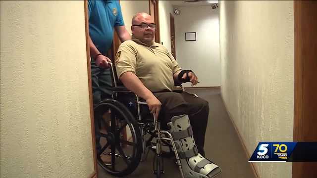 Canadian County deputy recalls moment he was hit by car - Vimarsana News