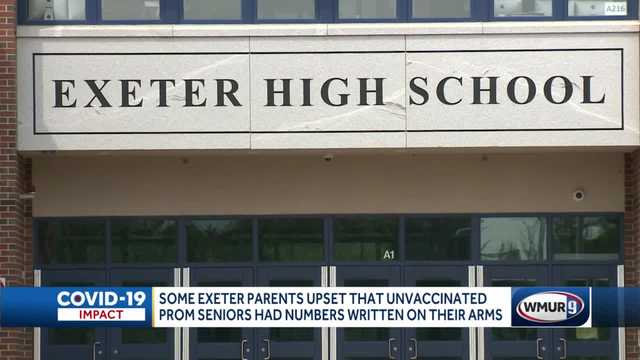 Unvaccinated teens at Exeter High prom marked with numbers - Vimarsana News