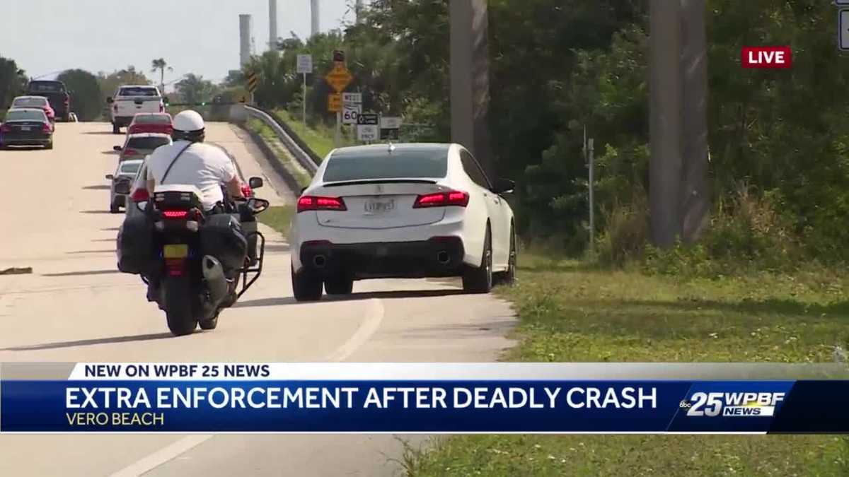 Extra traffic enforcement after deadly crash in Vero Beach