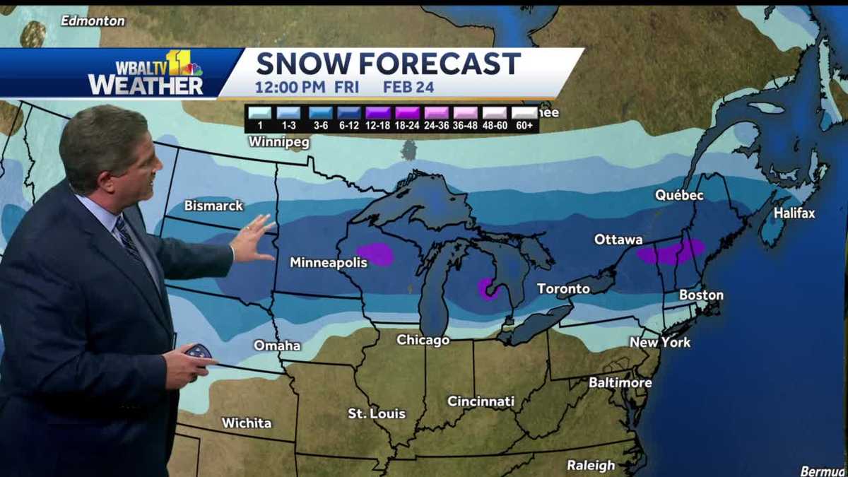 Weather Talk Temperature in Maryland much different than Maine