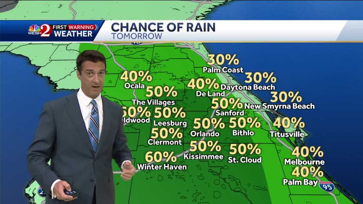 Plenty of heat and humidity Wednesday with some late day storms.