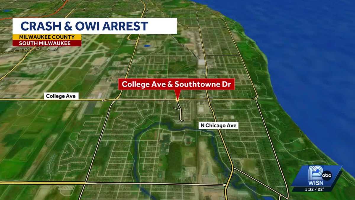 60-year-old arrested for OWI 5th offense in South Milwaukee crash