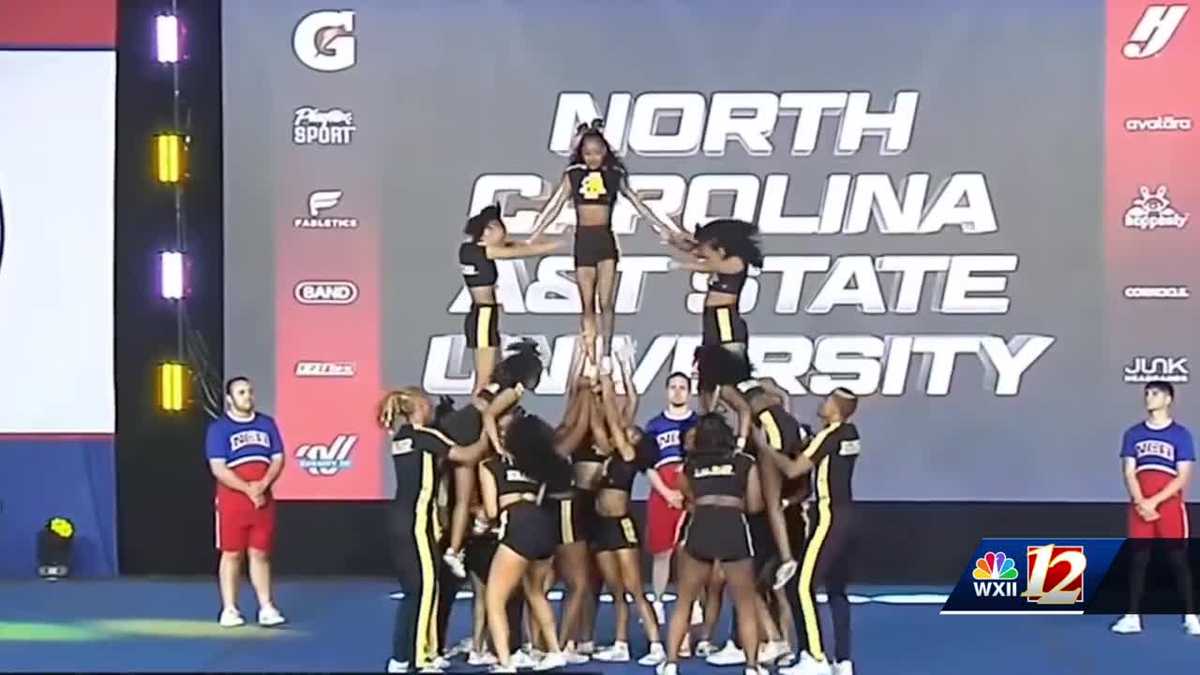 NC A&T cheerleaders speak after winning 2nd straight national title