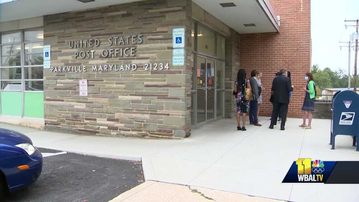 Congressman tours Maryland post offices amid delayed delivery