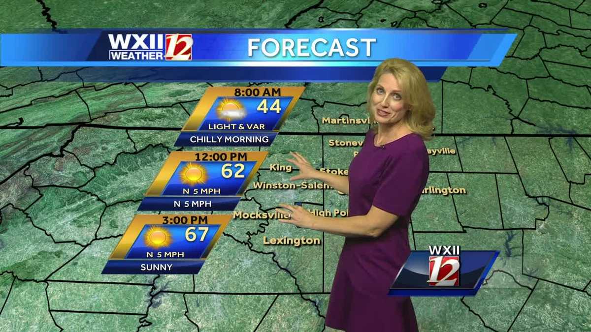 Chilly mornings, sunny days for the weekend