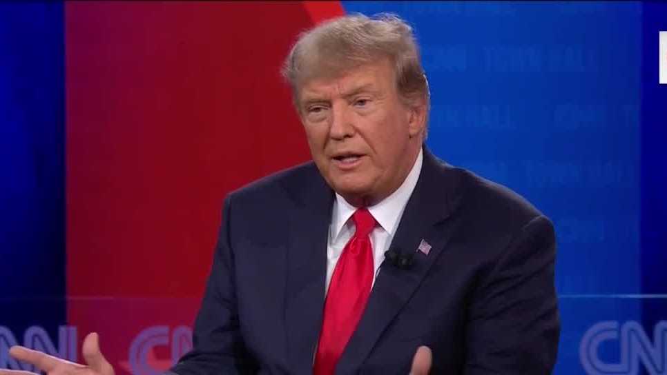 Trump Doubles Down On False Rigged Election Claims At Cnn Town Hall