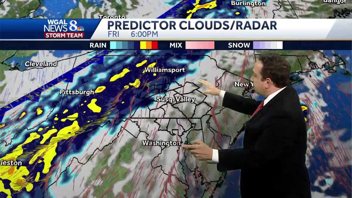 Dry Start To Friday, Scattered Light Showers To End The Day