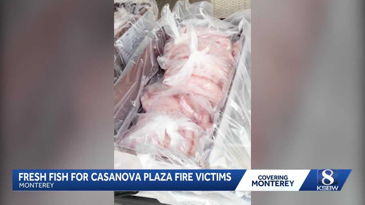 Free fish donated to help displaced Monterey fire victims