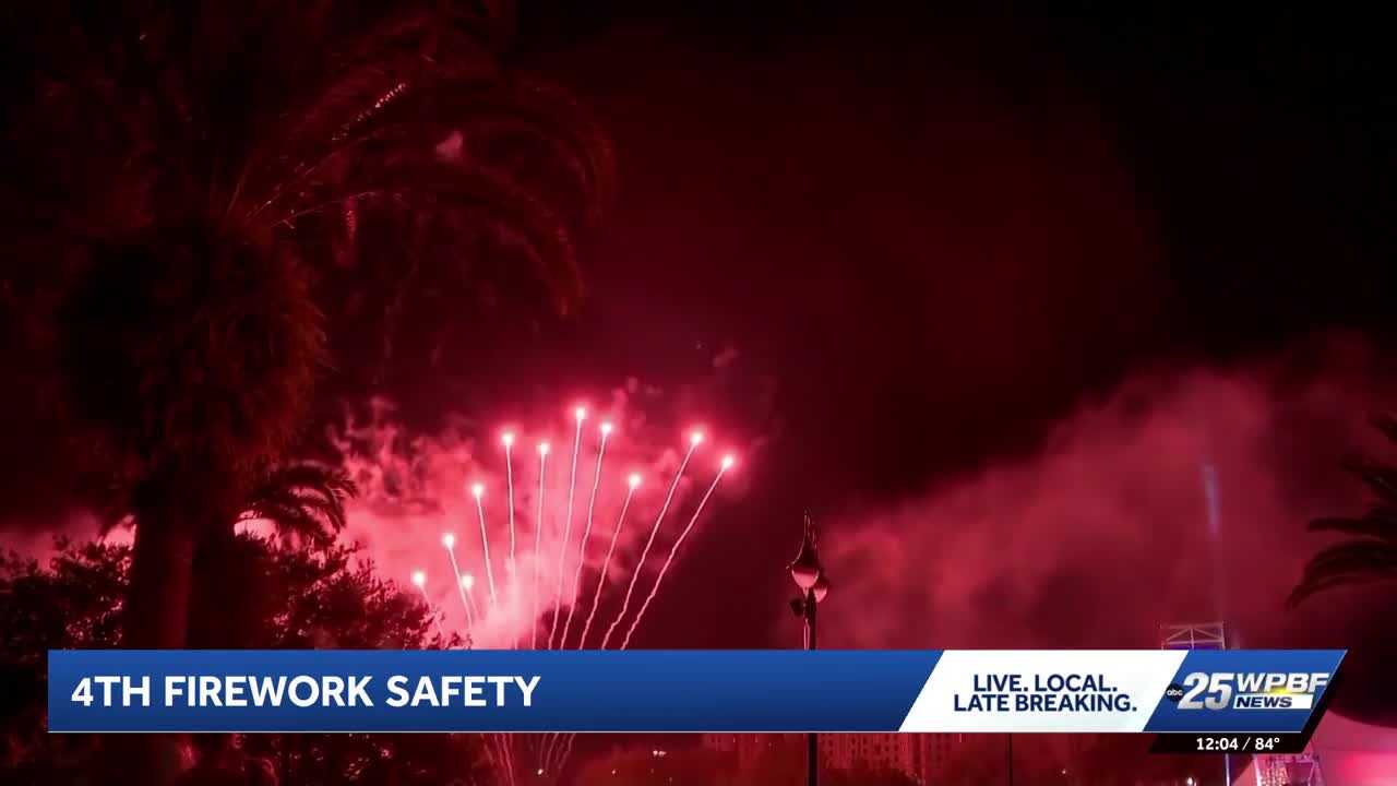 Palm Beach County fire rescue shares Fourth of July fireworks safety tips