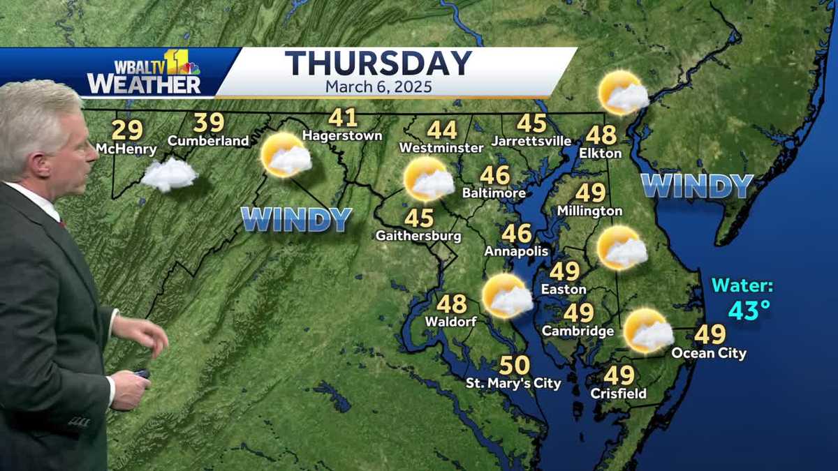 Temps drop once storm's second line exits region