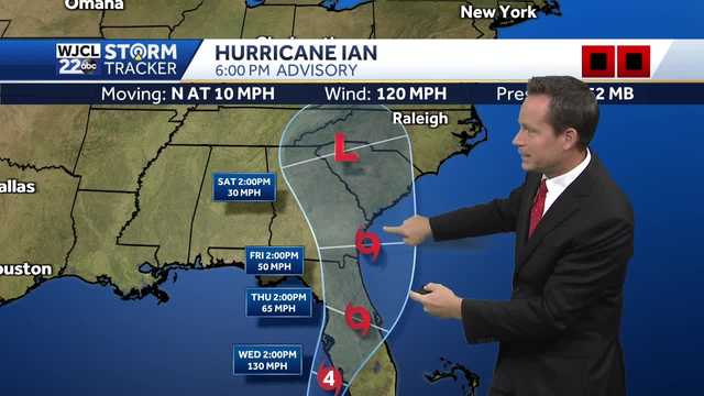 Savannah: Ian moves east, what it means for rain and wind - Vimarsana News