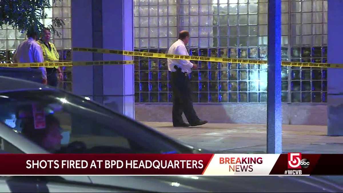 Shots fired at Boston Police headquarters