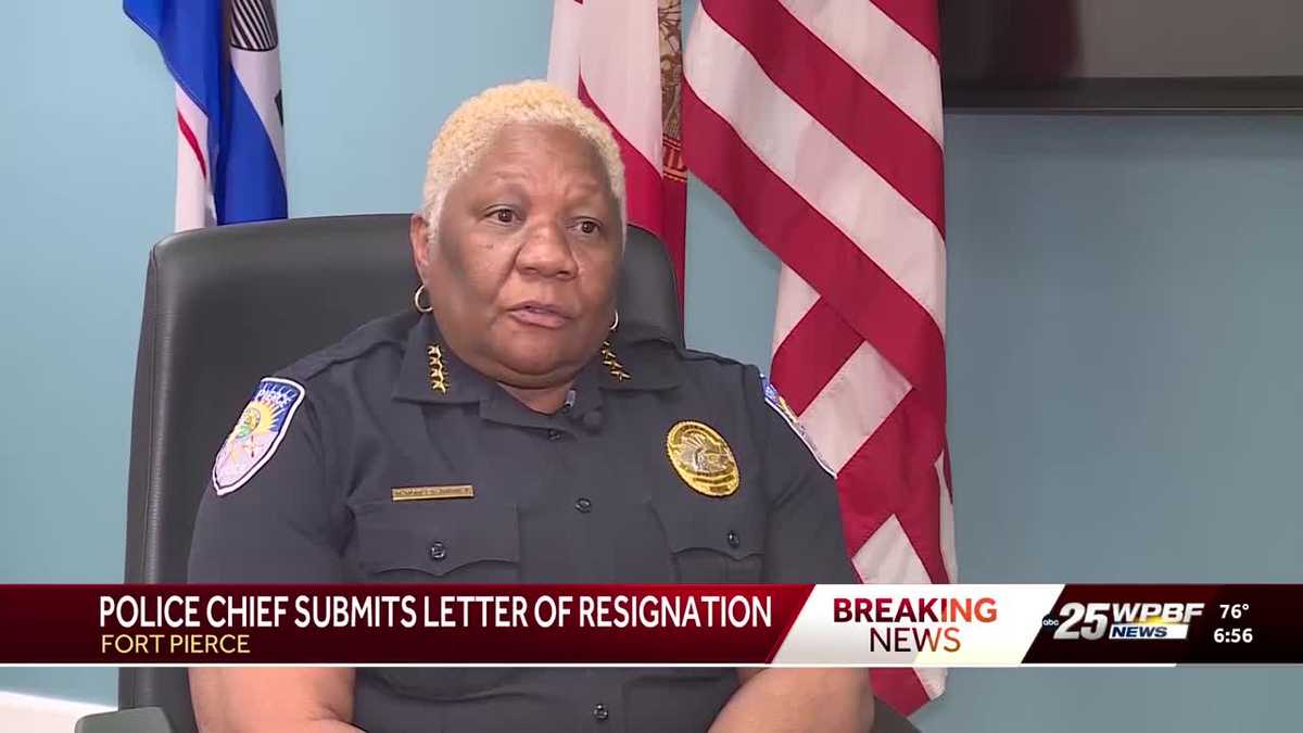 Fort Pierce Police Chief Resigns Amid Staffing, Morale Challenges