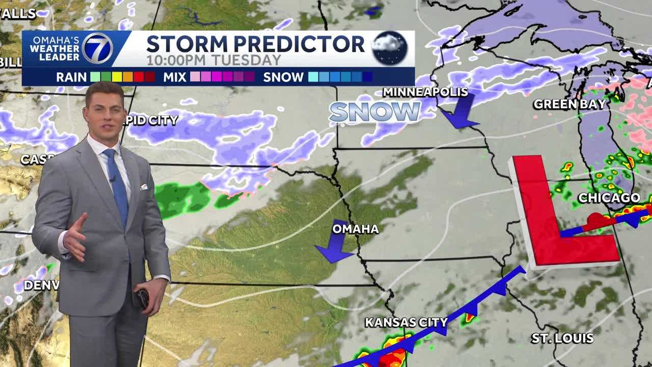 Not quite perfect weather Tuesday, light precip Wednesday morning
