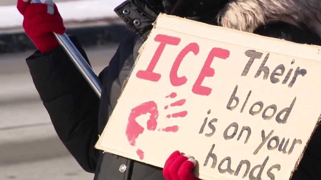 As many as 500 attend Omaha protest over killings of Alex Pretti and Renee Good, police say