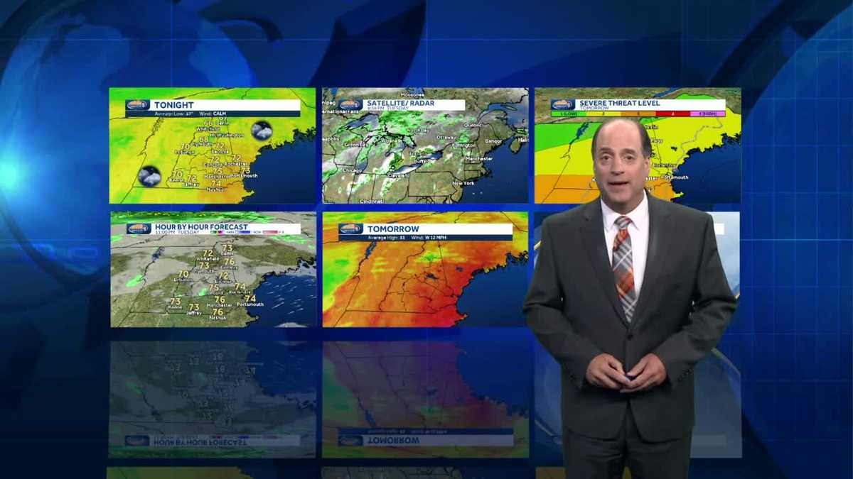 Watch: Storm threat increases as heat continues