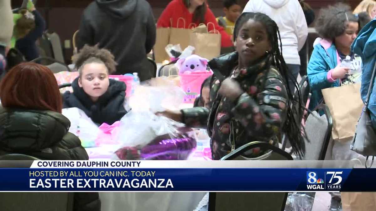 Bringing smiles to kids faces at an early easter with all you can inc 