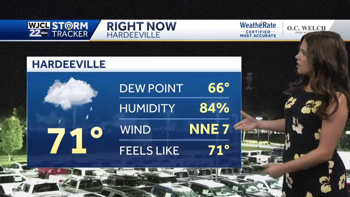 Scattered showers across the area today - WJCL