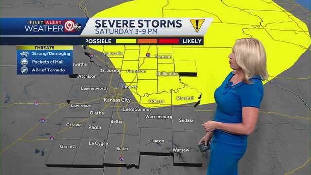 Strong to severe storms possible Saturday - Vimarsana News