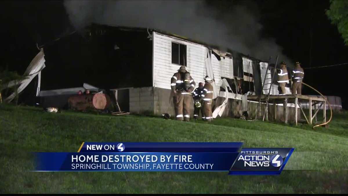 Fire destroys Fayette County home