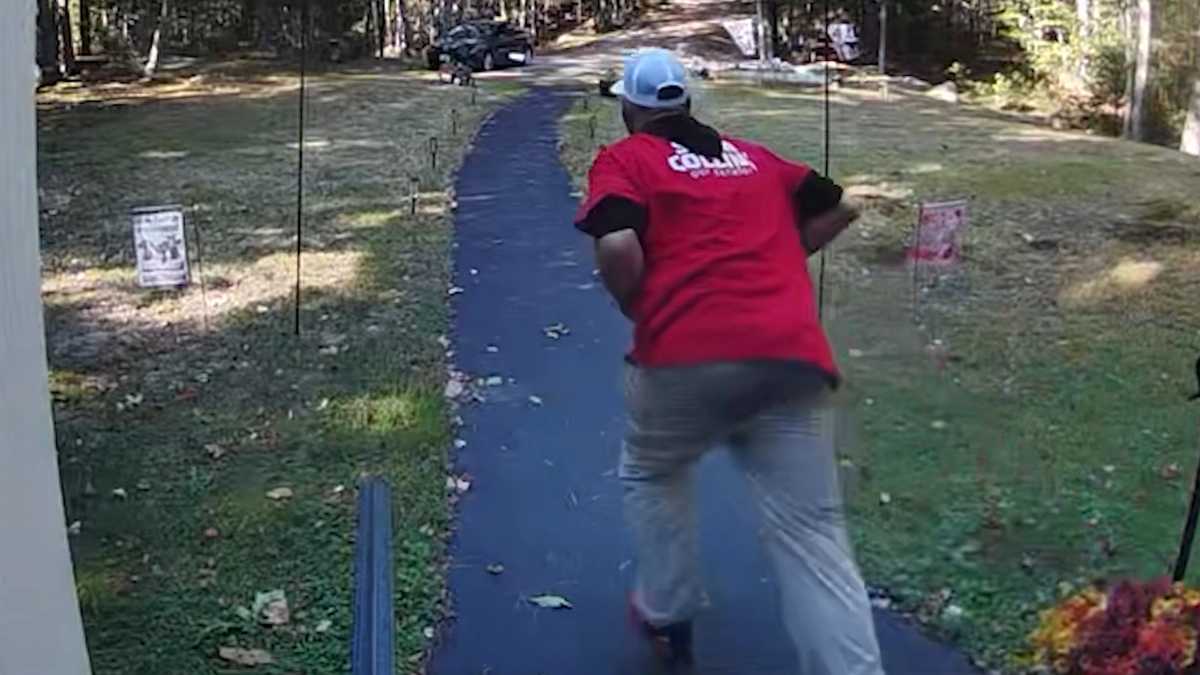 Maine woman says political canvasser stole Amazon package from her porch