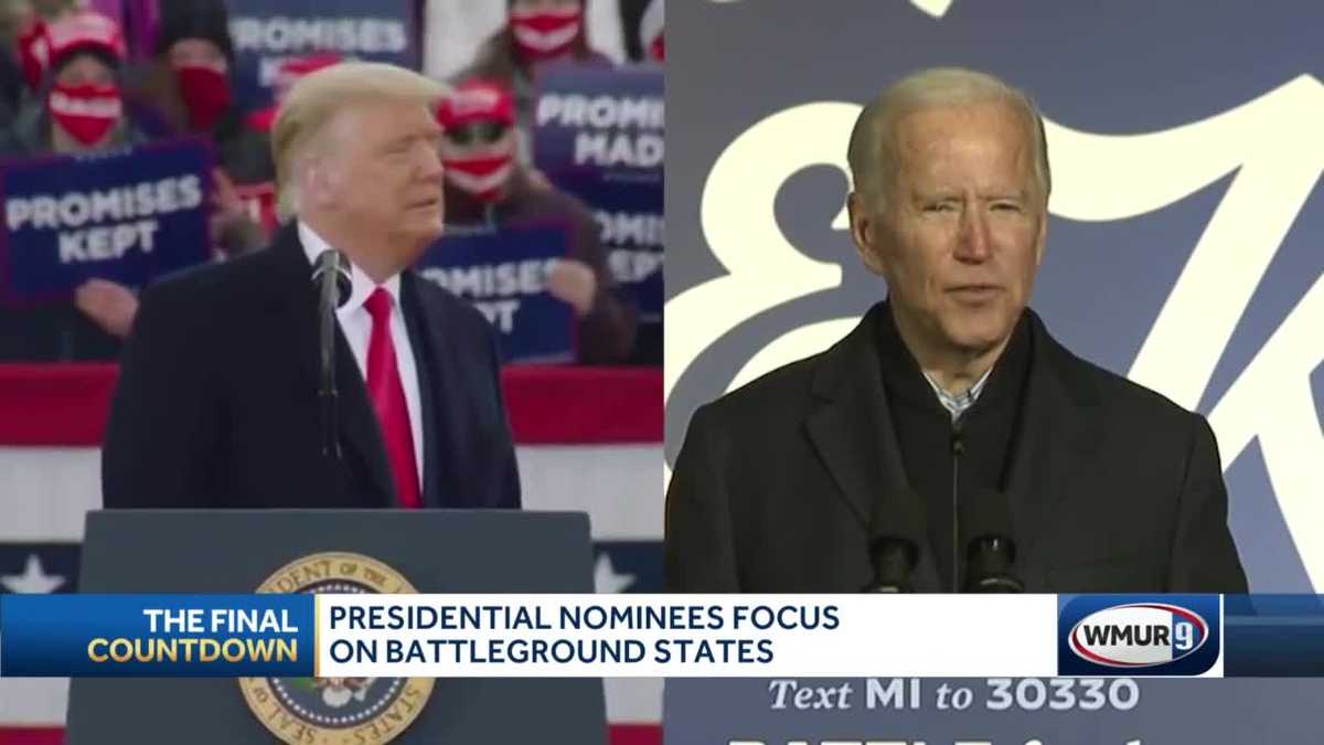 Trump, Biden make final push in battleground states