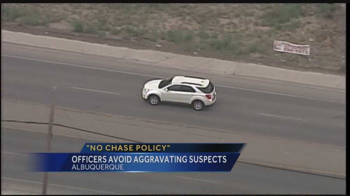 No Chase Policy Officers Avoid Aggravating Suspects